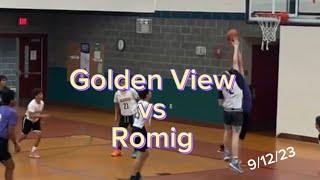 Romig Middle School vs Golden View Middle School 9122023 [upl. by Bouzoun]