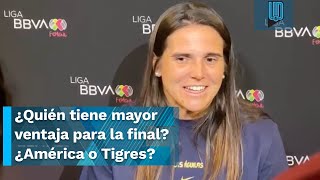 🦅 🐯¿Quién tiene mayor ventaja para la final ¿América o Tigres 🤔 Esto confesó Andrea Pereira 🎙️ [upl. by Budworth]