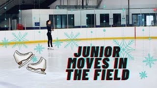 Junior Moves in the Field  Figure Skating [upl. by Notac]