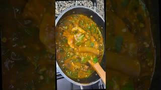 Okra Ogbono Soup Oluchiskitchen cooking africansoup youtubeshorts [upl. by Jehu399]