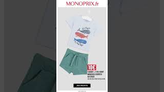 ☀️ Monoprix  Short  Tshirt à 10€  Offre IMMANQUABLE [upl. by Ezalb]