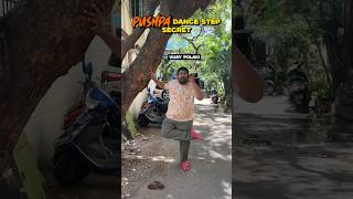 PUSHPA Dance Step Secret 😂😂 vikkals shorts [upl. by Huttan]