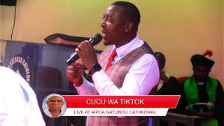 NJOROGE JAMES PERFORMING MATHIKOINI MA CUCU WA TIKTOK  AT AIPCA GATUNDU CATHEDRAL [upl. by Shari]