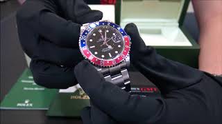 Rolex GMT Master II 16710 Pepsi Serial F  WatchesGMT English [upl. by Xever]