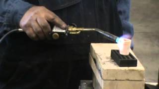 Melting silver with a propane torch OR NOT [upl. by Aerb]