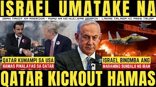 ISRAEL BINOMBA ANG SUNDALO NG IRAN QATAR KUMAPI SA AMERIKA PINALAYAS ANG HMAS CHINA NAGPROTESTA [upl. by Cinimod]