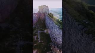 Château de Montségur Castle Montsegur Pyrenees Mountain France Ariège department Range google [upl. by Aan]