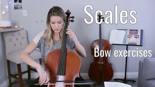 The Best Way to Use Scales for WarmUps  Cello Strings Bow Exercises Baroque Music [upl. by Marylinda704]