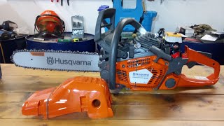 Chain saw Husqvarna 545 Mark II How it looks under the cover [upl. by Lon]