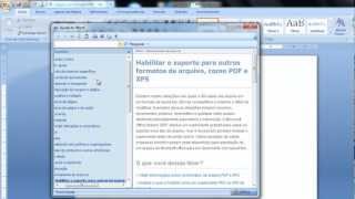 Como salvar no formato PDF utilizando Word 2007 [upl. by Nallaf]