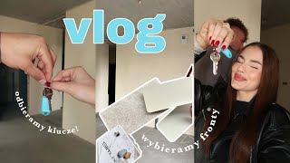 ODBIERAMY KLUCZE DO MIESZKANIA 🔑🏠  WYBIERAMY KOLOR MEBLI 🤔  PIERWSZE PRACE RUSZYŁY 🛠️  VLOG [upl. by Leamiba698]