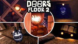 FLOOR 2 GAMEPLAY The Mines are terrifying  DOORS Floor 2 Update The Mines  Ending [upl. by Naxela]