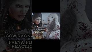 Freya First Reaction God Of War Ragnarok shorts godofwarragnarok [upl. by Allain]