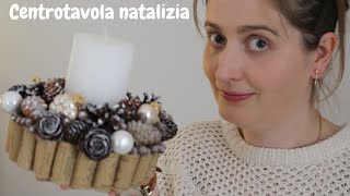 🎄Tutorial decorazioni di Natale fai da te  centrotavola natalizia  Tutorial Christmas decoration🎄 [upl. by Sybille]