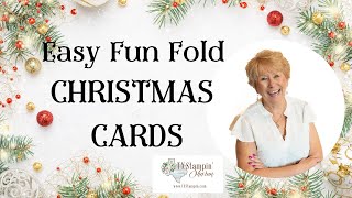 Easy Fun Fold Christmas Cards [upl. by Euqinna]