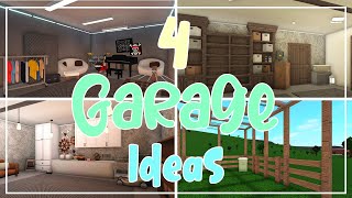 Bloxburg  4 Garage Ideas Build [upl. by Ettesoj748]