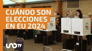 Elecciones en Estados Unidos 2024 cuándo son y qué se elige [upl. by Arrim]