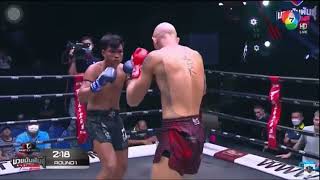 Vicious Headkick KO  Paul Banasiak vs Tun Min Zaw Lumpinee Stadium [upl. by Prevot415]