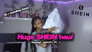 HUGE SUMMER SHEIN HAUL  20 items  links included [upl. by Cline336]