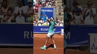 Rafael Nadal match point and celebration at the Nordea Open [upl. by Eniowtna802]