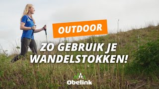 Wandelstokken gebruiken  Hoe gebruik je wandelstokken  Obelink [upl. by Joris874]