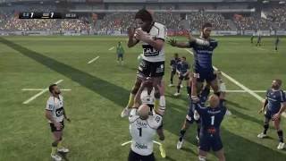 CASTRES  LA ROCHELLE  Rugby Challenge 3 PCFR [upl. by Setsero]