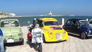 vieste settembre 2018 raduno delle 500 fiat [upl. by Nyrhtak888]