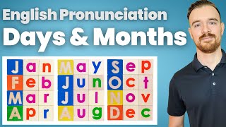 Days and Months in English Are you pronouncing them correctly [upl. by Milla]