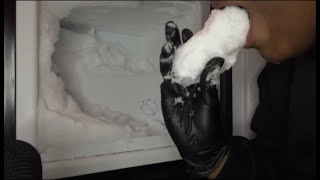 FREEZER FROST  ASMR ICE EATING [upl. by Mackler174]