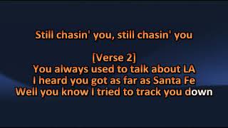 Morgan Wallen  Chasin You  Karaoke  Lyrics [upl. by Younger929]