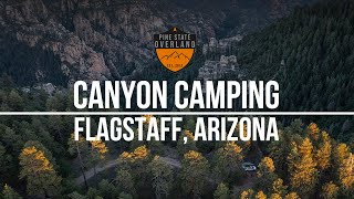 Overlanding Arizona Camping on the Edge of a Canyon in Flagstaff [upl. by Asreht]