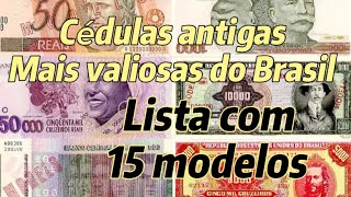 Cédulas antigas mais valiosas do Brasil veja modelos e valor cedulas cedulasvaliosas dinheiro [upl. by Yetac406]