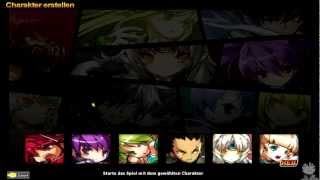 Lets Test Elsword Gameplay 1 DeutschFullHD  Die Charaktere [upl. by Ellirpa]