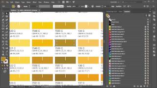 Spot Color Chart Creator PowerScript for Adobe Illustrator [upl. by Bathesda]