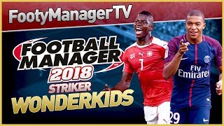 Best Young Strikers In Football Manager 2018  FM18 Wonderkids [upl. by Strenta96]