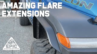 Amazing Fender Extensions for your Jeep Eliminate Tire Poke and Stay Legal Double Black Offroad [upl. by Raney]