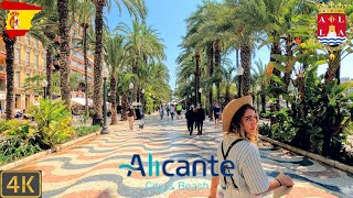 Walking Tour of Alicante Spain 🇪🇦  4K City Walk [upl. by Ardnuek]