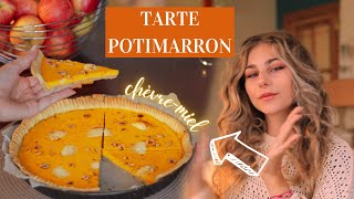 🍁 Tarte au potimarron  Recette légère [upl. by Ffej]