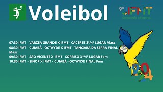 Voleibol  19102024 Matutino 9º JIFMT 3°4° e Final [upl. by Cahan]