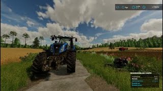 Farming Simulator 22 seguimos con la cosecha de colza [upl. by Adnorrehs]