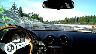 Turbo Miata drag racing at Pacific Raceways [upl. by Aivitnahs]