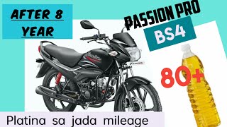 passion pro bs4 mileage test after 8 years  Fun fit vivek [upl. by Zebapda]