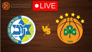 🔴 Live Maccabi Tel Aviv vs Panathinaikos  EuroLeague 20232024  Live Play by Play Scoreboard [upl. by Pinchas]