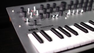 Korg minilogue Polyphonic Analog Synthesizer [upl. by Aggappe]