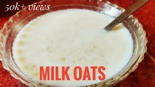 Healthy breakfast recipes indian  oats recipe in Tamil  milk oats Zeenaths world [upl. by Beaner]