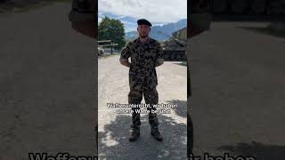 Recrue Gobet schweizerarmee armeesuisse esercitosvizzero ausbildung panzer [upl. by Helfant]