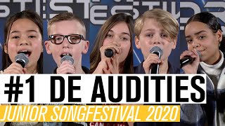 1 AUDITIEDAG 1 DEEL 1 🎤  JUNIOR SONGFESTIVAL 2020 🇳🇱 [upl. by Ahsiekim216]