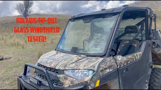 POLARIS GLASS TIPOUT WINDSHIELD TESTED [upl. by Lorelle]