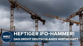 DEUTSCHE WIRTSCHAFT IfoInstitut senkt KonjunkturPrognose für 2023 und 2024 drastisch [upl. by Dinsdale114]