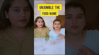 Unjumble the food name 😀 ytshort funny challenge shorts viralvideo youtubeshorts [upl. by Nishi]